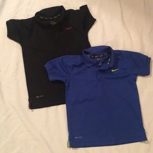 Two 4T Nike drifit polos